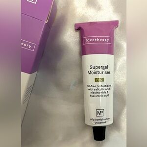 FACETHEORY Supergel Moisturiser M3 Oil Free Prebiotic Gel 50ml/1.69oz NEW IN BOX